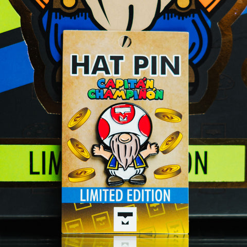 Hat Pin - Capitan Champiñón